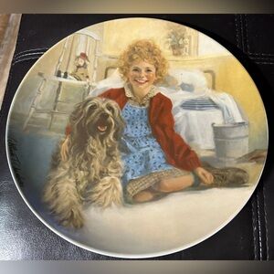 Vintage “Annie And Sandy” 1st Ed By William Chambers collectible plate 1983